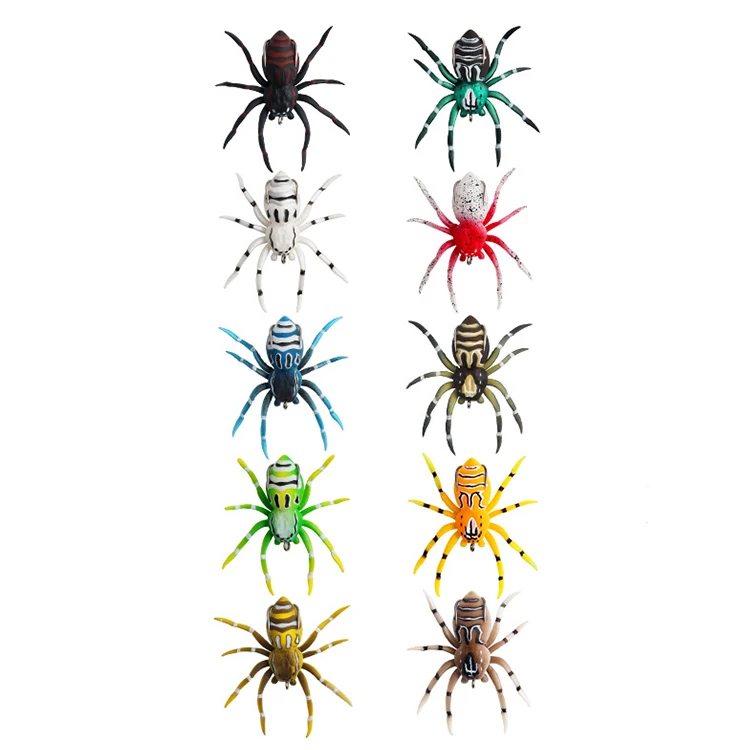 WEIHE Spider Soft Bait Pesca 4.7cm 6g Silicone Bait Artificial Softbait Lures Weedless Fishing Lure with Realistic Design, 10 colors
WEIHE Spider Soft Bait Pesca 4.7cm 6g Silicone Bait Artificial Softbait Lures Weedless Fishing Lure with Realistic Design, 10 colors