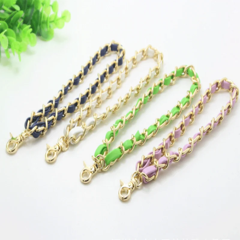 Women Bag Handle DIY Replacement Wrist Strap Chain Bag Accessories Clutch Wristlet Chain+ Leather Purse Coin Bag Straps, As picture
Women Bag Handle DIY Replacement Wrist Strap Chain Bag Accessories Clutch Wristlet Chain+ Leather Purse Coin Bag Straps, As picture