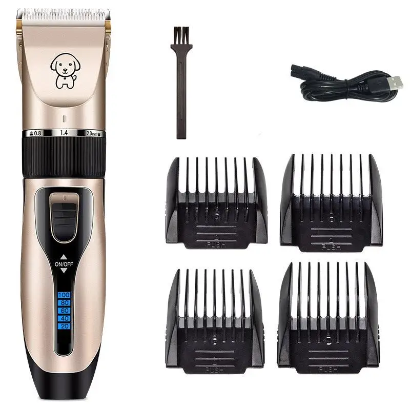 Electrical LED Display Hair Grooming Dog Hair Trimmer Set for Pets, Customized color
Electrical LED Display Hair Grooming Dog Hair Trimmer Set for Pets, Customized color