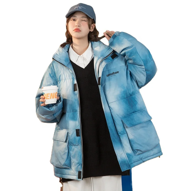 2021 Winter New Women'S Loose Tie Dyed Cotton Clothes Thickened Stand Collar Cotton-Padded Jacket
2021 Winter New Women'S Loose Tie Dyed Cotton Clothes Thickened Stand Collar Cotton-Padded Jacket