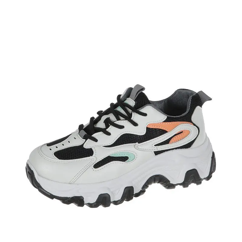 2021 Easy Clean Pu Upper Platform Lace Up Casual Chunky Shoes Sneakers for Women, Black/white
2021 Easy Clean Pu Upper Platform Lace Up Casual Chunky Shoes Sneakers for Women, Black/white