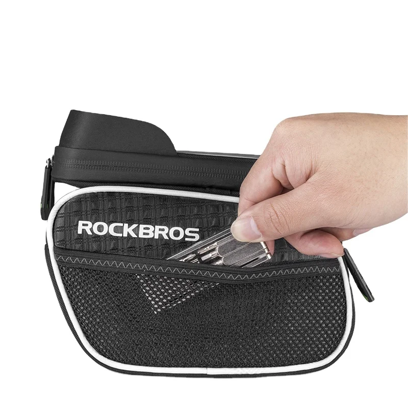 ROCKBROS Wholesale 6.0 inch Touch Screen High Reflective Bike Bicycle Front Frame Tube Phone Bag for travel, Red, blue, green, black
ROCKBROS Wholesale 6.0 inch Touch Screen High Reflective Bike Bicycle Front Frame Tube Phone Bag for travel, Red, blue, green, black
