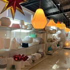 Shade Lamp Lampshades Paper Lights Handmade Folding Paper Pendant Light Shade DIY Modern Origami Paper Lamp