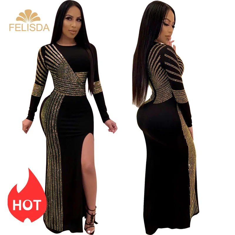 African Maxi Dresses For Women 2022 Plus Size 3xl Black Long Dress Sequins Long Sleeve Sexy Evening Party Club Dress
African Maxi Dresses For Women 2022 Plus Size 3xl Black Long Dress Sequins Long Sleeve Sexy Evening Party Club Dress