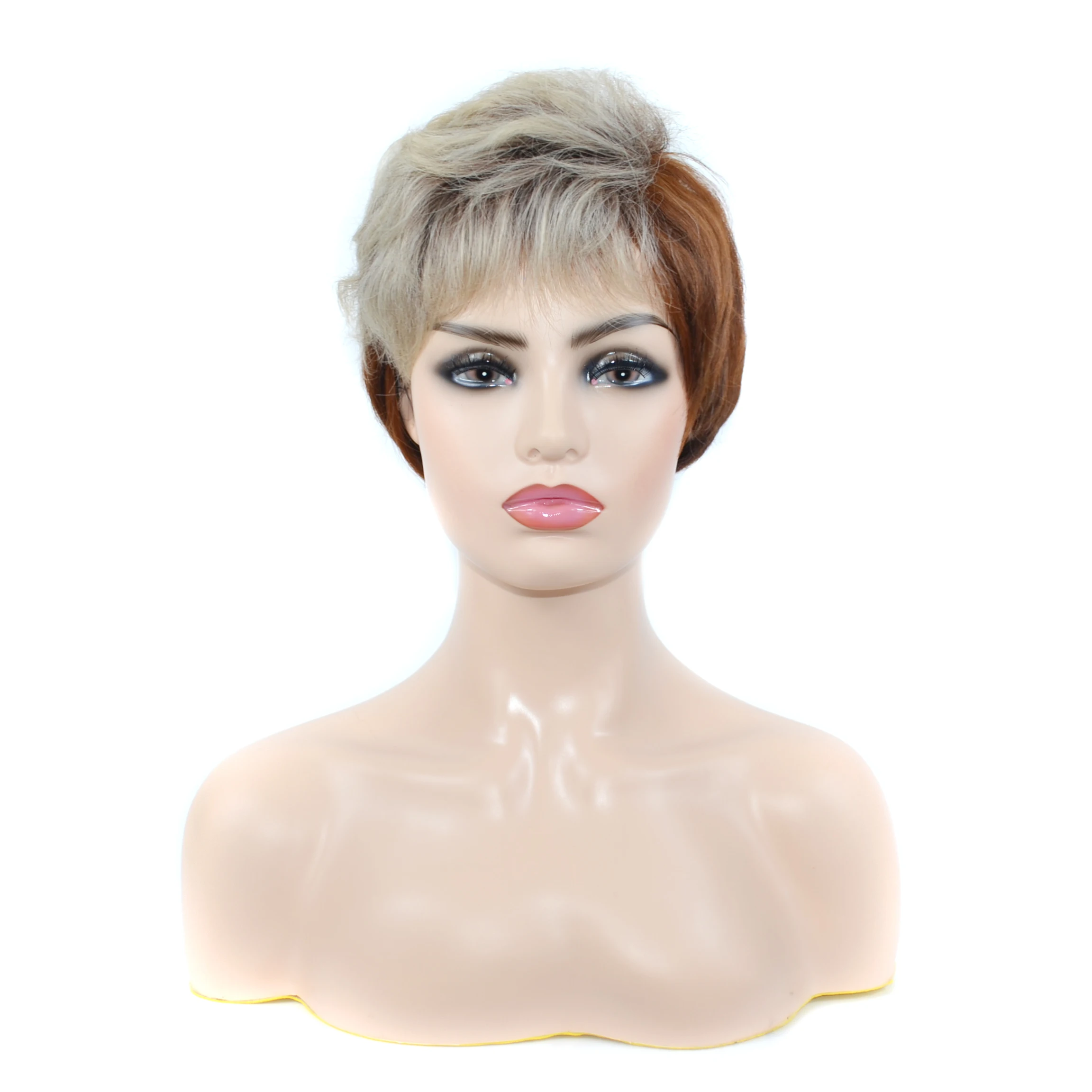 MYZYR wholesale women gradient color short hair wig cheap hair high quality synthetic hair, Directly
MYZYR wholesale women gradient color short hair wig cheap hair high quality synthetic hair, Directly