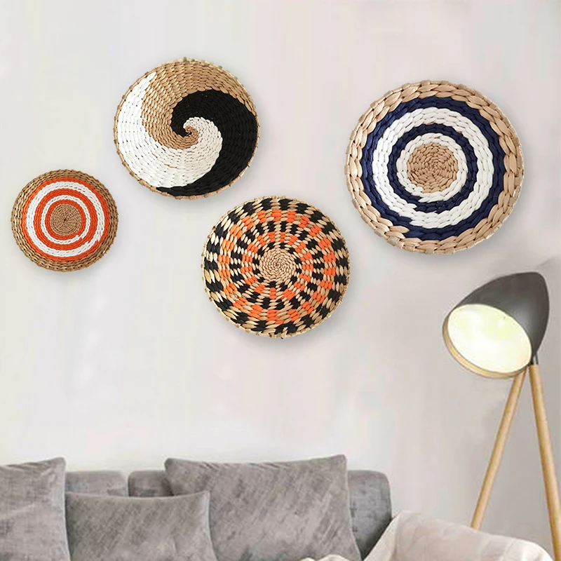 Rustic Wall Basket Decor Hanging Handmade Woven Grass Wall Hanging Ornament Morocco Home Decor Wall Art Decoration
Rustic Wall Basket Decor Hanging Handmade Woven Grass Wall Hanging Ornament Morocco Home Decor Wall Art Decoration