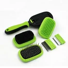 Pet Hair Grooming Tool Double Sided Massage Deshedding Dematting Pin And Bristle Brush Comb For All Breeds Dogs Cats