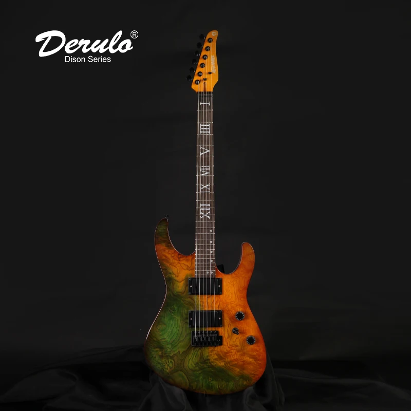 Derulo Electric Guitar OEM 6Strings HighQuality Electric Guitar Ash Hand rubbing Top CanadianMaple Neck Custom
Derulo Electric Guitar OEM 6Strings HighQuality Electric Guitar Ash Hand rubbing Top CanadianMaple Neck Custom