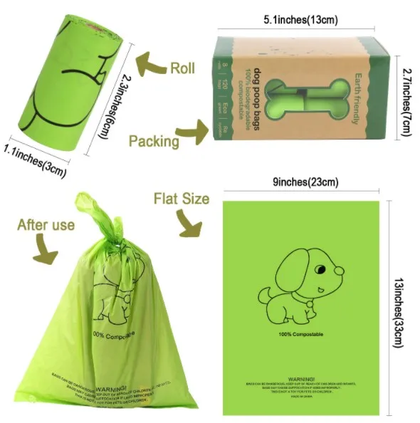 100% Eco Friendly Compostable corn material Disposable Poo Bag Dog wholesale, Green eco-friendly color
100% Eco Friendly Compostable corn material Disposable Poo Bag Dog wholesale, Green eco-friendly color