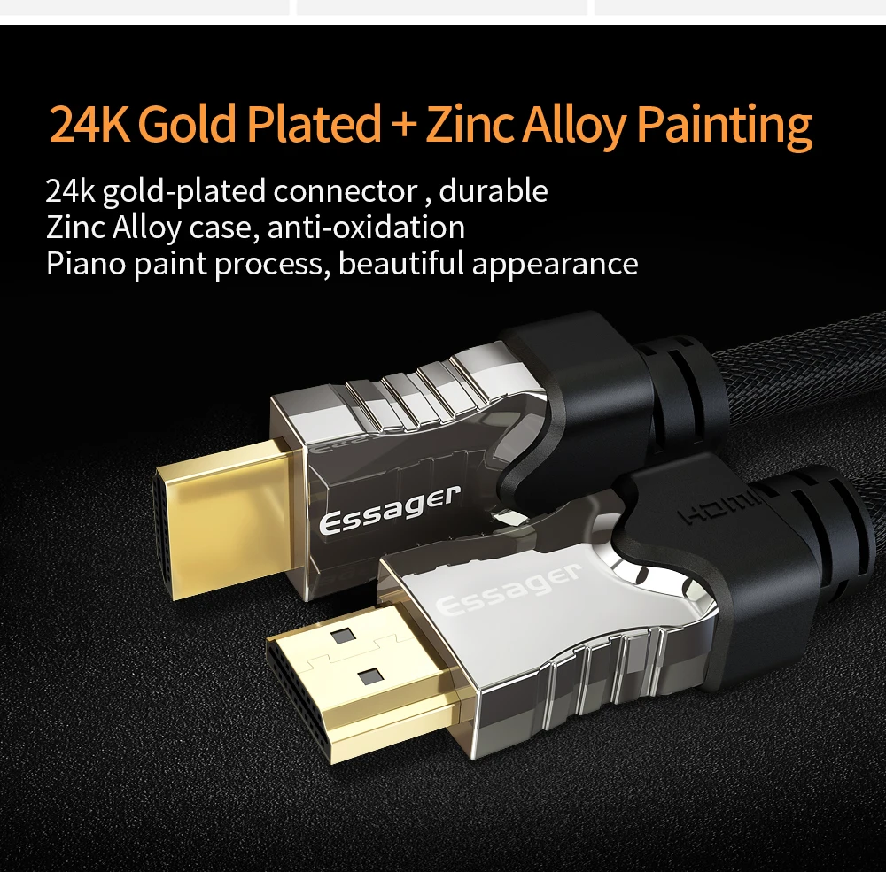 Oem High Speed 1m 2m 3m 5m 10m 15m 20m 4k Extension TV 2.0 for Hdmi to Hdmi Cable - ANKUX.COM