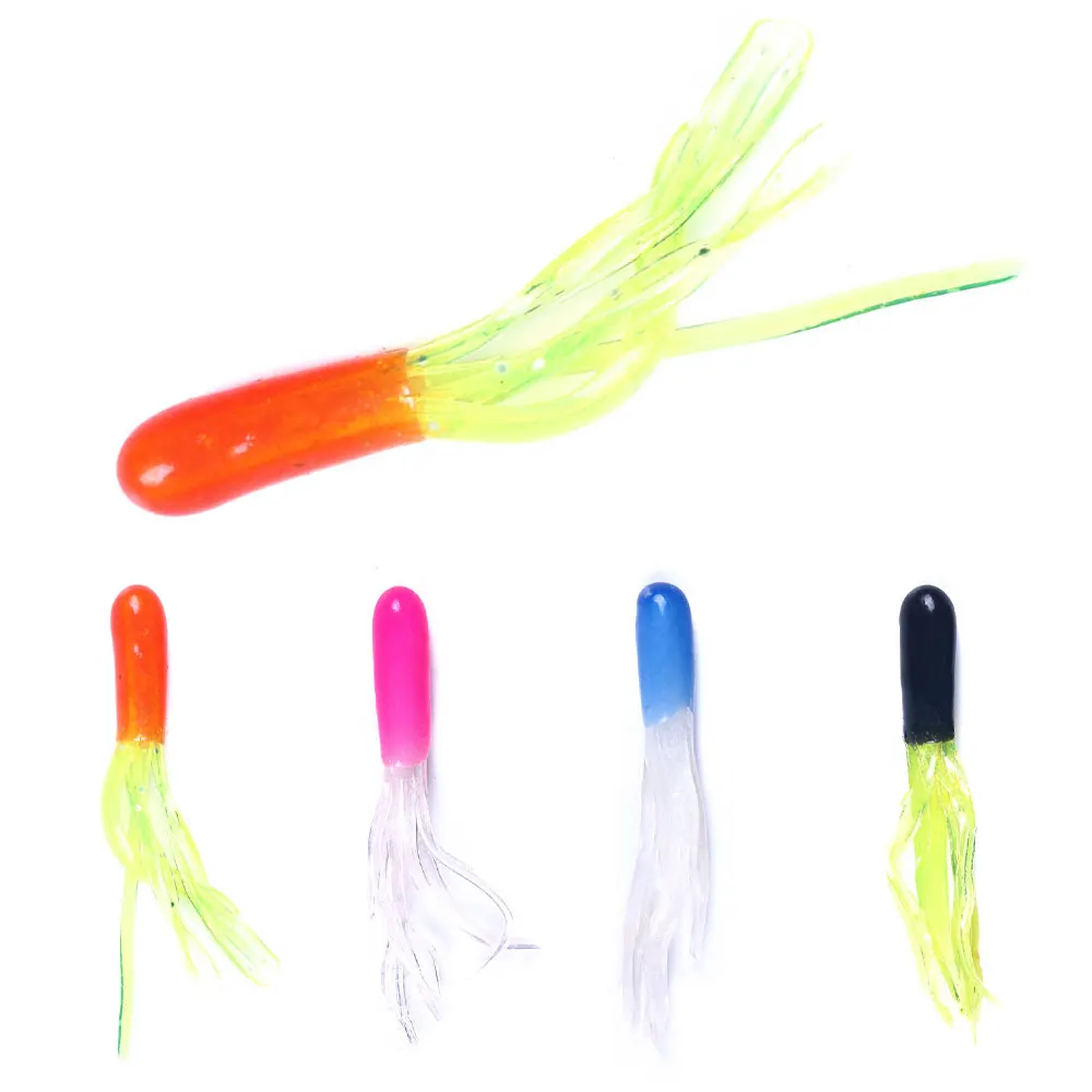 Hot-sale hollow tube worms maggot bait bass fishing lure 4.5cm 1.77inch soft tube skirts fishing bait, 5 colors
Hot-sale hollow tube worms maggot bait bass fishing lure 4.5cm 1.77inch soft tube skirts fishing bait, 5 colors