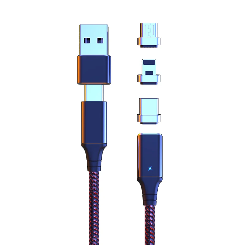 Customized length PD 100W 6 in 1 C to C usb micro magnetic fast charging data cable for cell phone laptop, Black+red
Customized length PD 100W 6 in 1 C to C usb micro magnetic fast charging data cable for cell phone laptop, Black+red