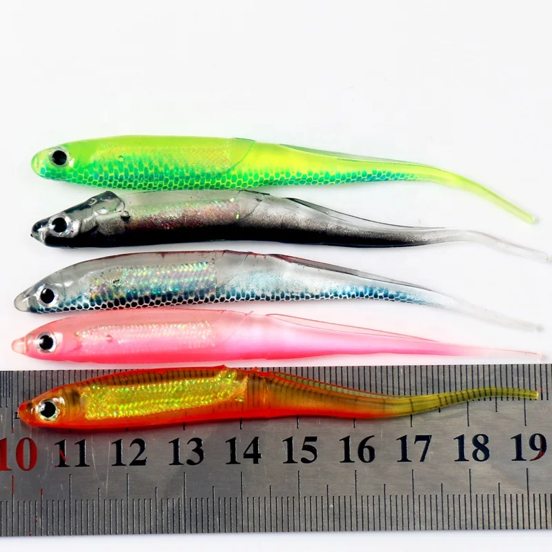 5 pcs 95mm 2.6g Wobblers Carp Fishing Silicone Artificial Baits fish fishing bait soft lure, Colors
5 pcs 95mm 2.6g Wobblers Carp Fishing Silicone Artificial Baits fish fishing bait soft lure, Colors