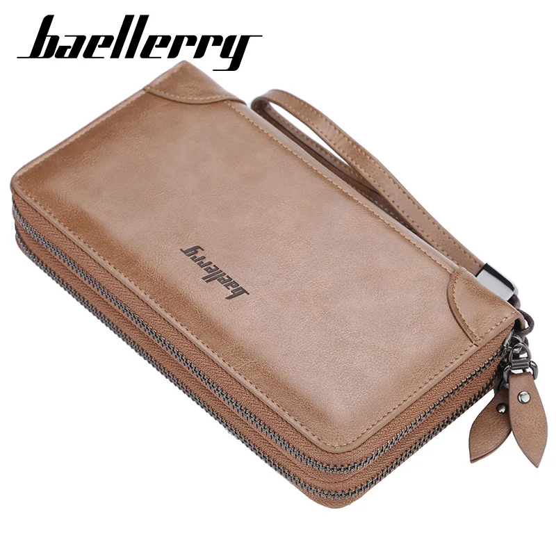2021 New arrival Baellerry Large Capacity wallet double zipper Men Clutch business Wallet Card Holder hand bag, Black,coffee,brown
2021 New arrival Baellerry Large Capacity wallet double zipper Men Clutch business Wallet Card Holder hand bag, Black,coffee,brown