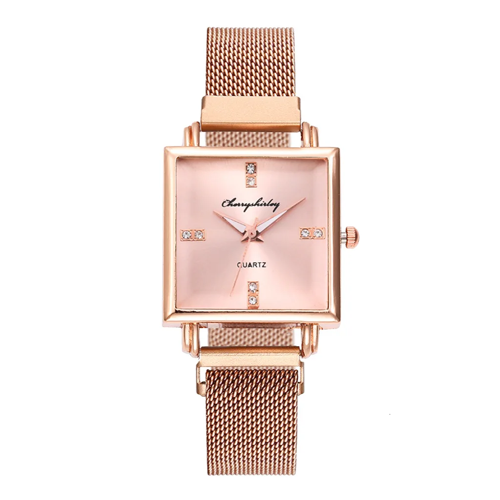 2020 wholesale cheap Luxury Women Wristwatch magnet Starry Fashion square Quartz watches for girls
2020 wholesale cheap Luxury Women Wristwatch magnet Starry Fashion square Quartz watches for girls