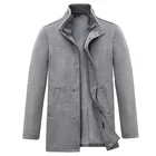 Coat Mens Coat Men New Arrival Casual Trench Coat Mens Peacoats Wool Jacket