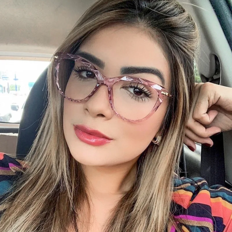 SHINELOT 92327 Prescription Glasses For Diamond Face Anti Blue Light Crystal Glasses Frame Eyewear For Lady
SHINELOT 92327 Prescription Glasses For Diamond Face Anti Blue Light Crystal Glasses Frame Eyewear For Lady