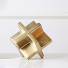Indian Gift Craft Items Living Room Designs Ornament Square Gold Ceramic Home Decoration