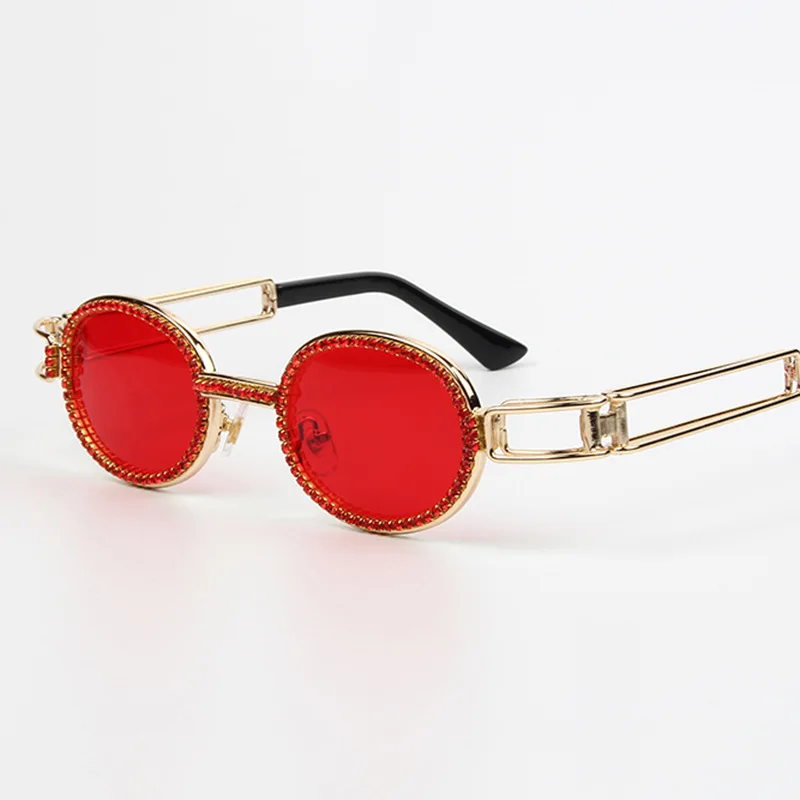 2020 Newest Fashion Vintage Classic Unisex Oval Glasses Round Luxury Diamond Metal Steampunk Womens Sunglasses
2020 Newest Fashion Vintage Classic Unisex Oval Glasses Round Luxury Diamond Metal Steampunk Womens Sunglasses