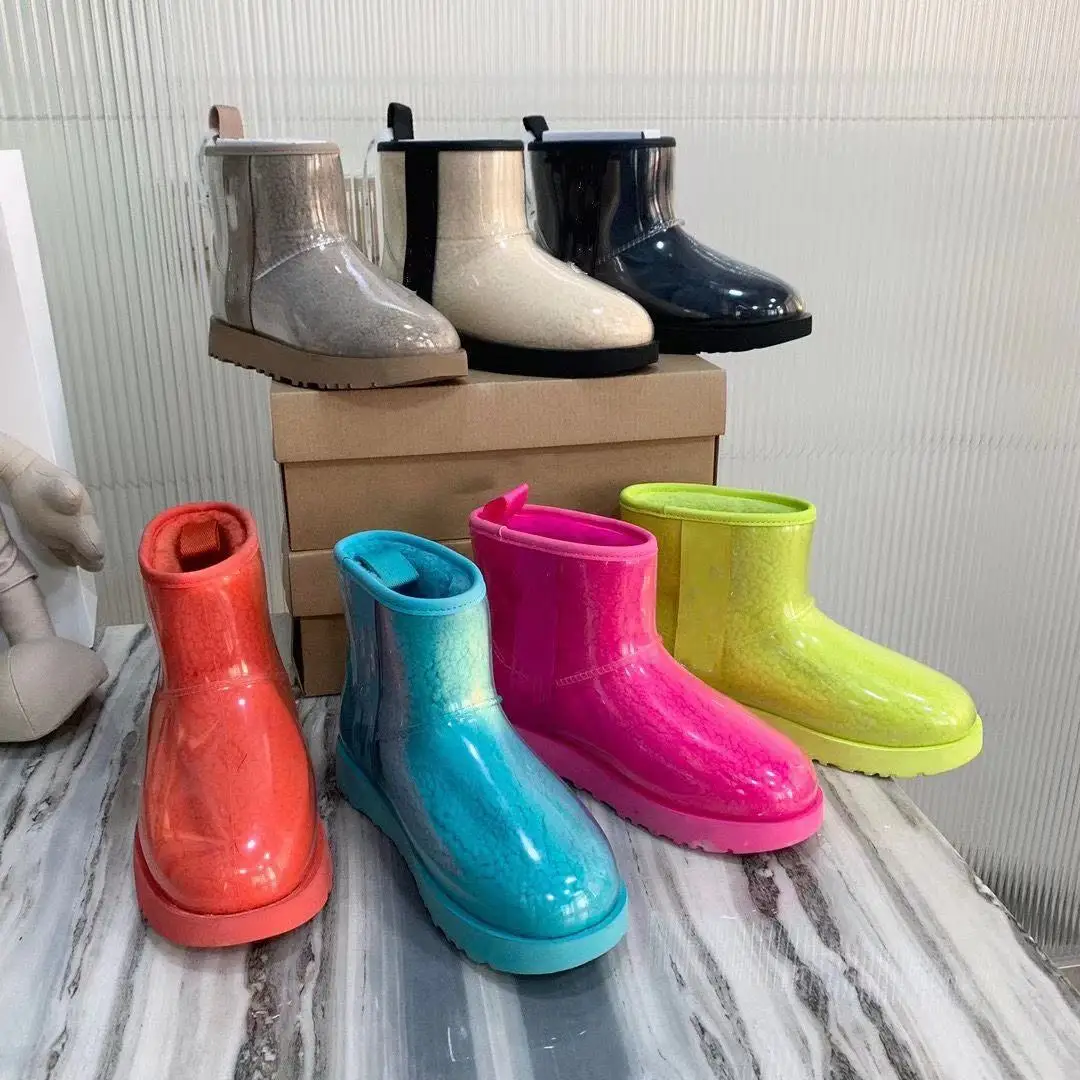 Winter classic waterproof warm candy colored rain boots for women, Customized color
Winter classic waterproof warm candy colored rain boots for women, Customized color