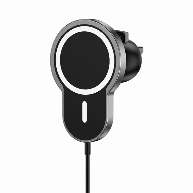 New products 15W Wireless Magnetic car charger Qi Wireless Charging Air Vent Mount Car Charger Mount For iPhone 12 pro max, Black
New products 15W Wireless Magnetic car charger Qi Wireless Charging Air Vent Mount Car Charger Mount For iPhone 12 pro max, Black