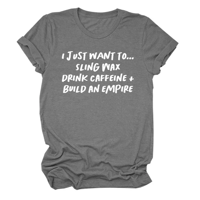2021 Latest Design Summer Simple Letter Pullover Round Neck Short Sleeve Women's T-shirt, Picture color
2021 Latest Design Summer Simple Letter Pullover Round Neck Short Sleeve Women's T-shirt, Picture color