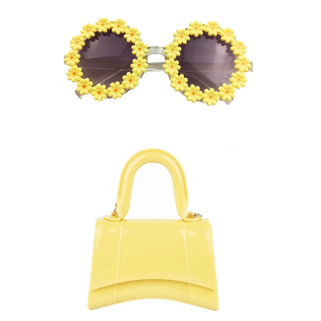 New Style Fashion Cute Mini Bags Coin Purse Women Handbags Kid Jelly Shoulder Bag And Daisy Sunglasses Set, Customized color
New Style Fashion Cute Mini Bags Coin Purse Women Handbags Kid Jelly Shoulder Bag And Daisy Sunglasses Set, Customized color