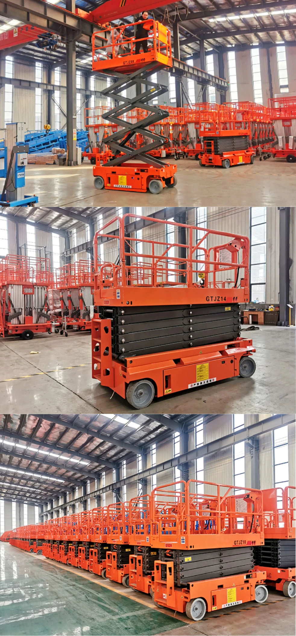 crawler self propelled hydraulic battery powered genie scissor lift price 5m for sale elevating work platform aerial work platfo