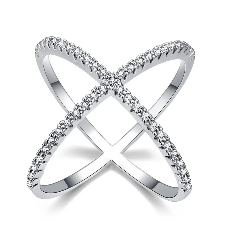 Vintage Cross X Shape Crystal Rings For Women White Color Micro Inlay Paved Zirconia Party Dating Jewelry Gift, As pic shown
Vintage Cross X Shape Crystal Rings For Women White Color Micro Inlay Paved Zirconia Party Dating Jewelry Gift, As pic shown