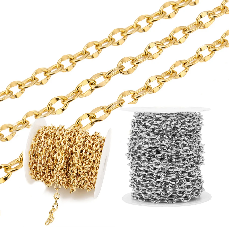 Wholesale Bulk Chain Gold PVD Plated Chunky Choker Stainless Steel Flat Lips Chain
Wholesale Bulk Chain Gold PVD Plated Chunky Choker Stainless Steel Flat Lips Chain