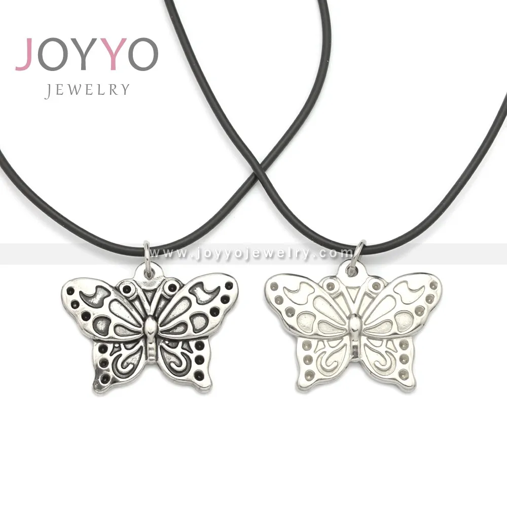 Rubber Necklace with pendant butterfly jewelry stainless steel butterfly necklace pendant
Rubber Necklace with pendant butterfly jewelry stainless steel butterfly necklace pendant