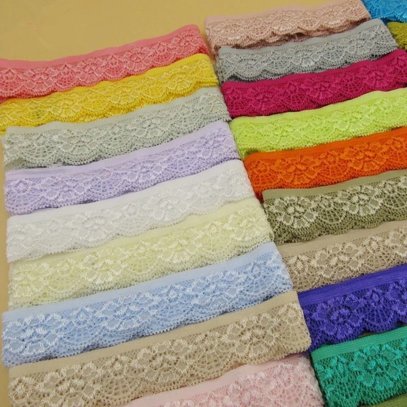 Wholesale 2.5Cm Fashion Lingerie Elastic Fabric Polyester Spandex Lace Trim, Customize
Wholesale 2.5Cm Fashion Lingerie Elastic Fabric Polyester Spandex Lace Trim, Customize