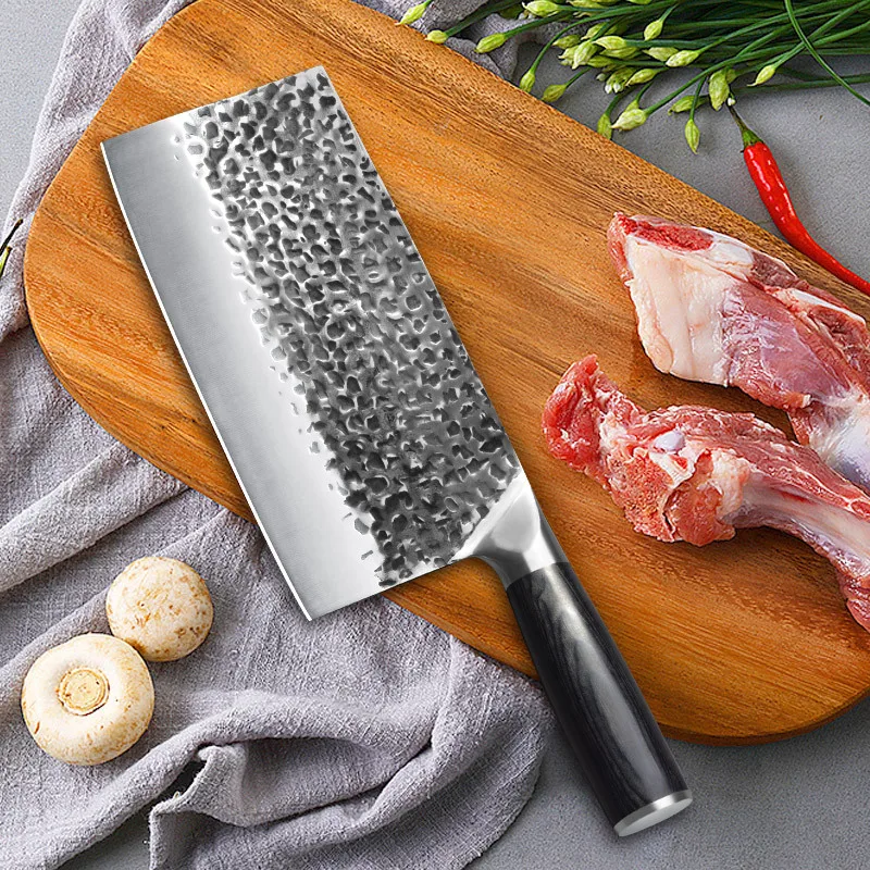 Outdoor Meat Vegetable Cleaver for Family BBQ or Camping Handmade Forged Meat Cleaver Knife
Outdoor Meat Vegetable Cleaver for Family BBQ or Camping Handmade Forged Meat Cleaver Knife
