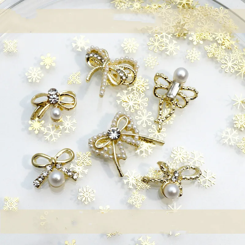Newest 2021 Nail art butterfly combined with gold nail art jewelry, gold and silver bow, pearl diamond nail stickers
Newest 2021 Nail art butterfly combined with gold nail art jewelry, gold and silver bow, pearl diamond nail stickers
