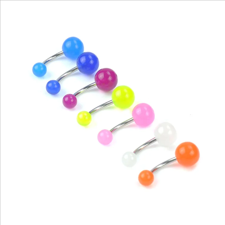 Classic Acrylic Glow In The Dark Custom Navel Ring Belly Button Rings Surgical Steel Body Piercing Jewelry For Man Woman, Clear, blue, light blue, pink, orange,green, purple 
Classic Acrylic Glow In The Dark Custom Navel Ring Belly Button Rings Surgical Steel Body Piercing Jewelry For Man Woman, Clear, blue, light blue, pink, orange,green, purple