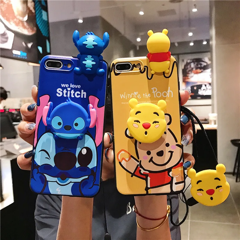 free shipping Stitch bear lanyard Doll kickstand Case For iphone 12 Mini 12promax 11 XS X silicone Cover, Colorful
free shipping Stitch bear lanyard Doll kickstand Case For iphone 12 Mini 12promax 11 XS X silicone Cover, Colorful