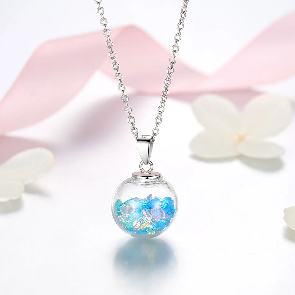 Forewe Hot Selling 925 Sterling Silver Drift Bottle Necklace Cubic Zircon Wishing Bottle Necklace for Women Birthday Gifts
Forewe Hot Selling 925 Sterling Silver Drift Bottle Necklace Cubic Zircon Wishing Bottle Necklace for Women Birthday Gifts