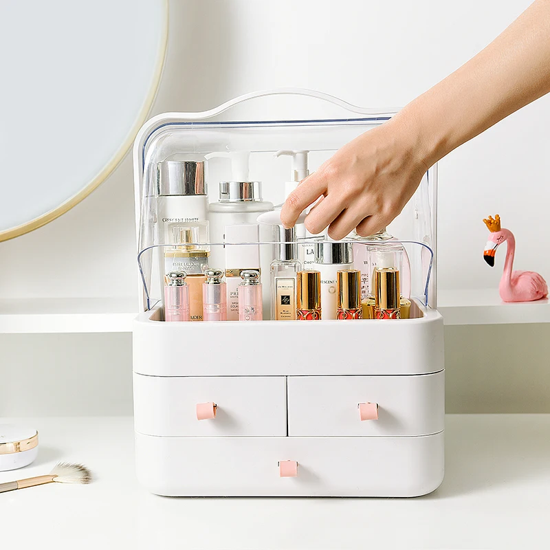 Transparent Portable Cosmetic Plastic Organizer Box Clean Makeup Container Storage Drawer Box
Transparent Portable Cosmetic Plastic Organizer Box Clean Makeup Container Storage Drawer Box