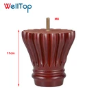 2020 Welltop hardware wood furniture bed sofa chair wooden legs with good price VT-03.125