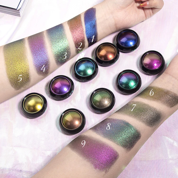 Hot Selling 9Colors Powder Duochrome High Pigment Chameleon Easy Applied Moisturizing Single Eyeshadow
Hot Selling 9Colors Powder Duochrome High Pigment Chameleon Easy Applied Moisturizing Single Eyeshadow