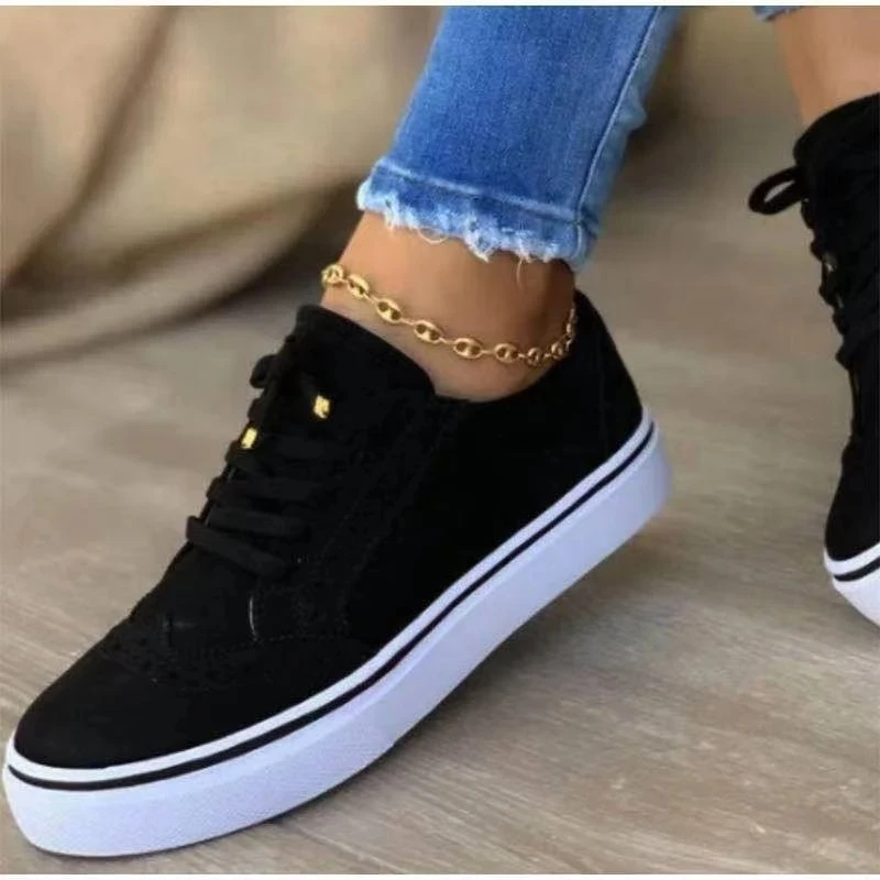 Women's shoes flat shoes fashion casual ladies lace-up mesh breathable women's sneakers canvas lace-up vulcanized shoes
Women's shoes flat shoes fashion casual ladies lace-up mesh breathable women's sneakers canvas lace-up vulcanized shoes