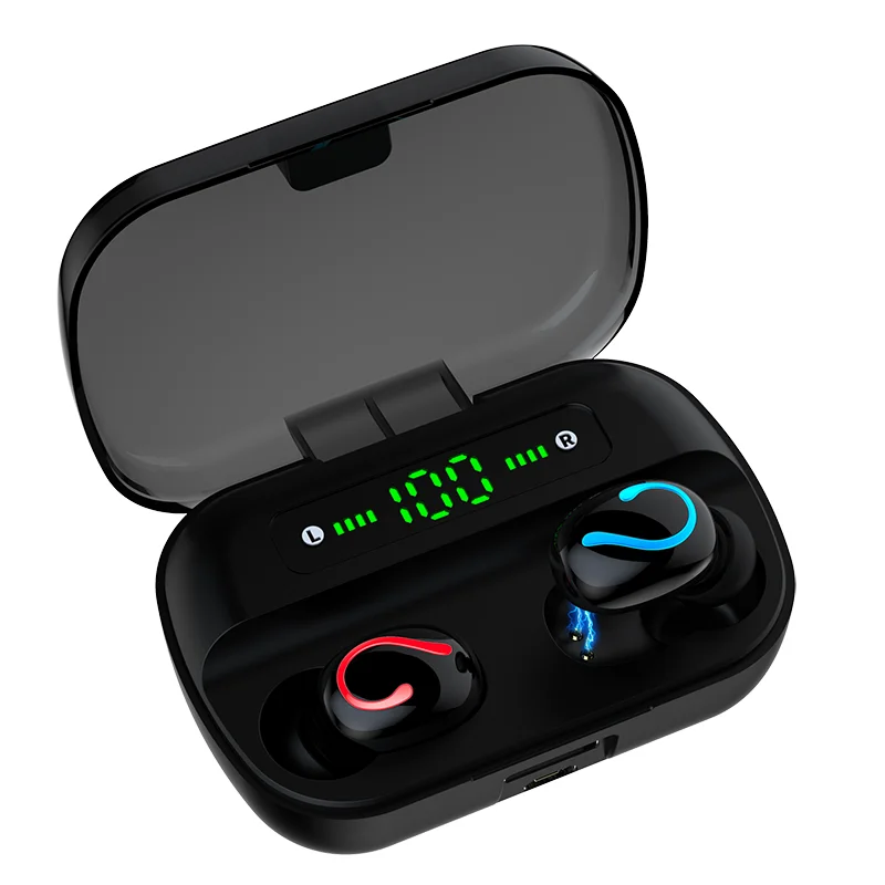 Latest TWS BT 5.0 waterproof Earphones Mini Wireless Stereo Gaming Earbuds Sports smart Headsets with LED display, Black,white,green, pink
Latest TWS BT 5.0 waterproof Earphones Mini Wireless Stereo Gaming Earbuds Sports smart Headsets with LED display, Black,white,green, pink