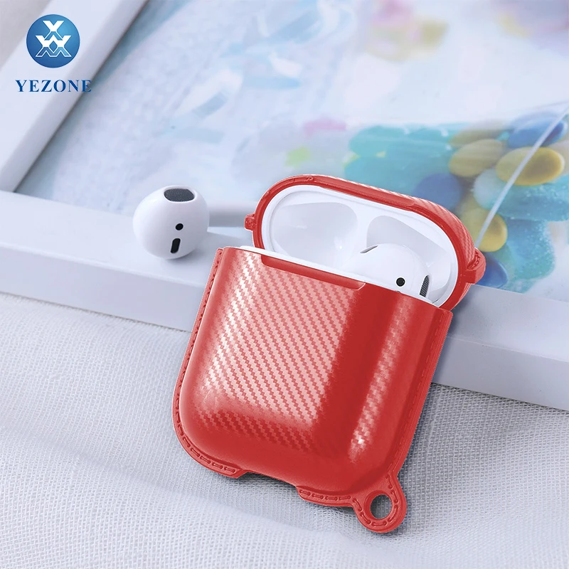 New Arrivals TPU Earphone Case Car Line Carbon Fiber Earbuds Protective Case For Iphone Earbuds 1&2 With Hook
New Arrivals TPU Earphone Case Car Line Carbon Fiber Earbuds Protective Case For Iphone Earbuds 1&2 With Hook