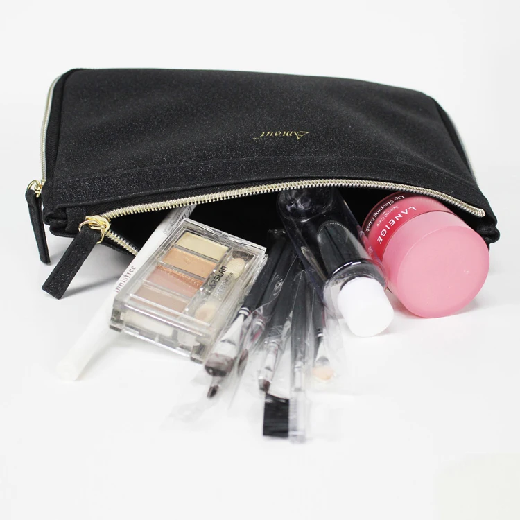 Black Blank Sublimation Expand Glitter Beauty Make Up Bag Cosmetic Pouch with Logo, Black , customized color
Black Blank Sublimation Expand Glitter Beauty Make Up Bag Cosmetic Pouch with Logo, Black , customized color