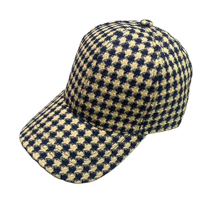 The Customized 6 Panel Style Thousand Bird Gird Baseball Cap Classic Luxury Designer Sports Caps
The Customized 6 Panel Style Thousand Bird Gird Baseball Cap Classic Luxury Designer Sports Caps