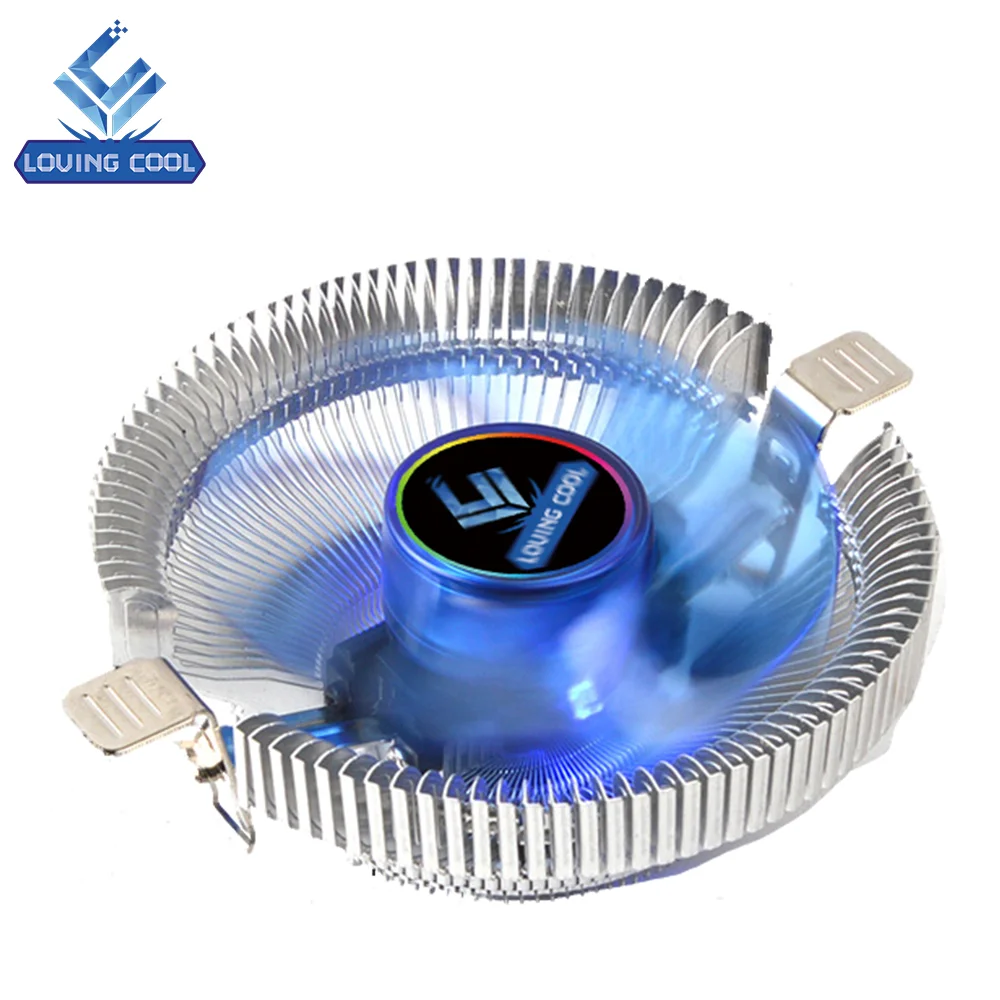 Loving Cool colorful light CPU cooler Processor heatsink 12v Unique appearance PC air fans cooling
Loving Cool colorful light CPU cooler Processor heatsink 12v Unique appearance PC air fans cooling