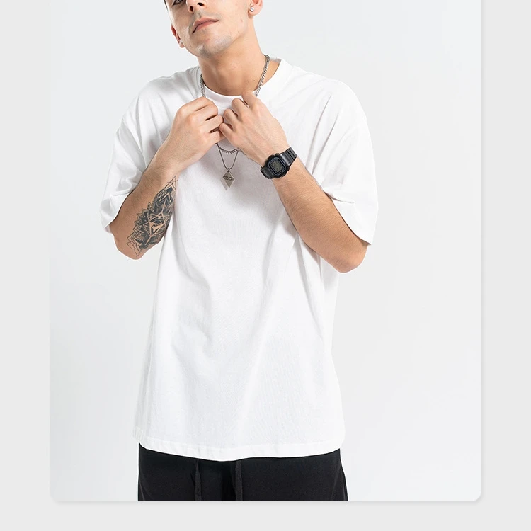 2021 summer new fashion brand basic casual oversized tshirt mens white t-shirts, Customized color
2021 summer new fashion brand basic casual oversized tshirt mens white t-shirts, Customized color