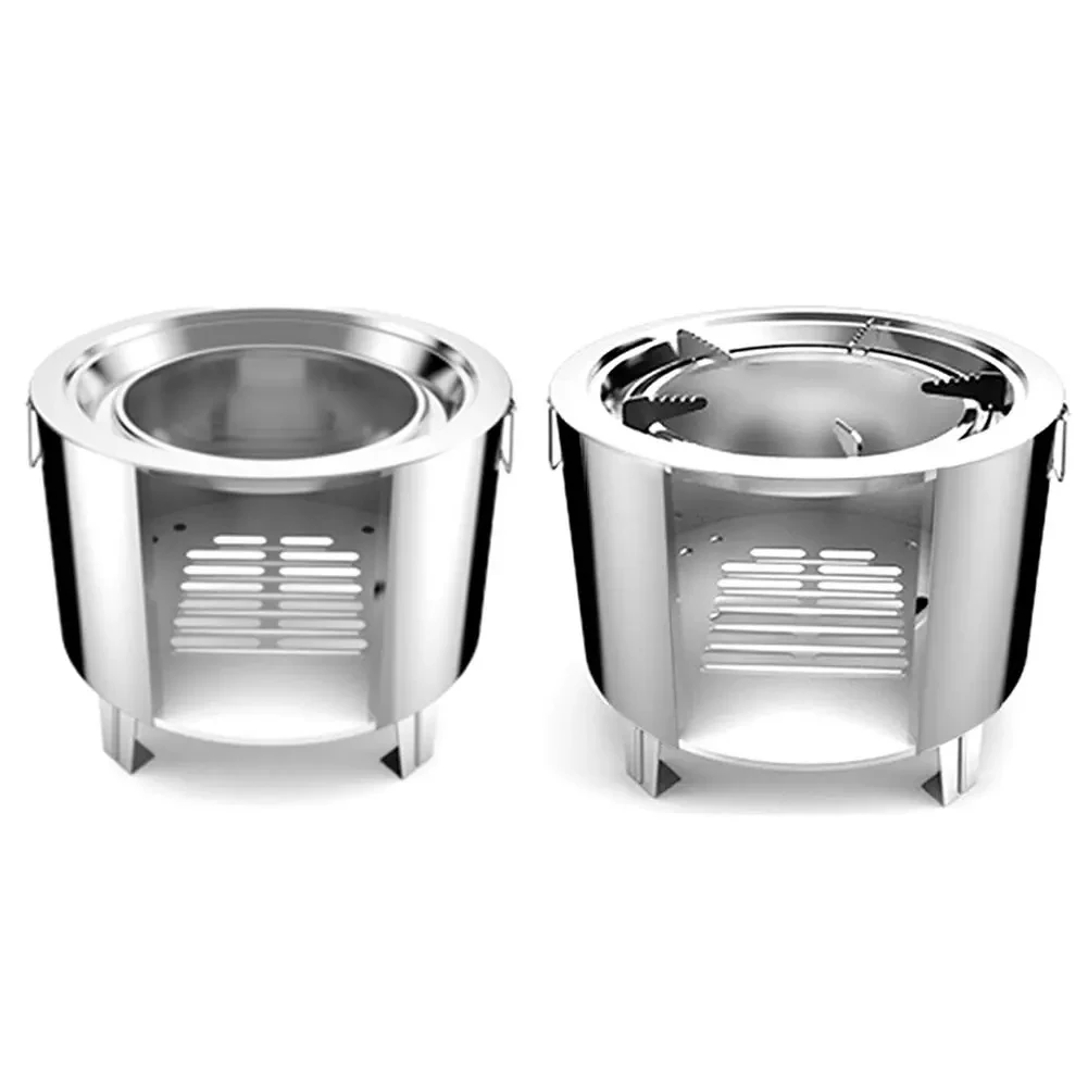 TY Multi-functional Camping Picnic Stove Powerful Efficient Wood Burning Stove For Outdoor Hiking Mountain Climbing, Silver
TY Multi-functional Camping Picnic Stove Powerful Efficient Wood Burning Stove For Outdoor Hiking Mountain Climbing, Silver
