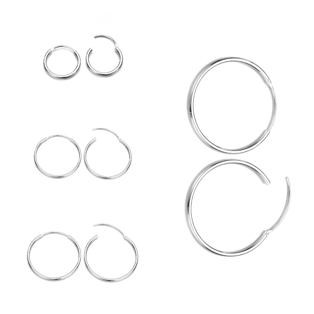 JUJIE Fashionable Stainless Steel Earrings Set With Hoop Earrings In Four Models Of 14K Gold Ladies Jewelry Accessories
JUJIE Fashionable Stainless Steel Earrings Set With Hoop Earrings In Four Models Of 14K Gold Ladies Jewelry Accessories