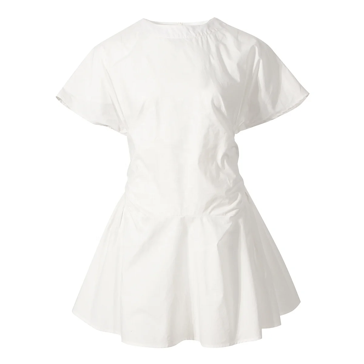 New Style High Waist Dress Short Casual White Raglan Sleeve A-line Dresses Elegant Mini Dress
New Style High Waist Dress Short Casual White Raglan Sleeve A-line Dresses Elegant Mini Dress